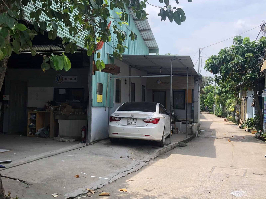 Khu vực ông Thành và người thân xây nhà không phép.