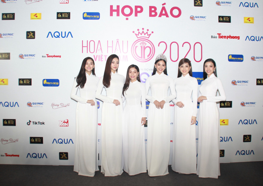 Dàn người đẹp khoe sắc tại Họp báo khởi động Hoa hậu Việt Nam 2020