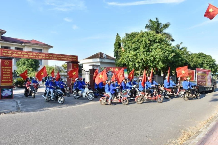 Tuổi trẻ Hà Tĩnh triển khai nhiều hoạt động tuyên truyền bầu cử