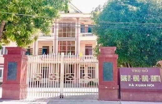 Trụ sở UBND xã Xuân Hội.