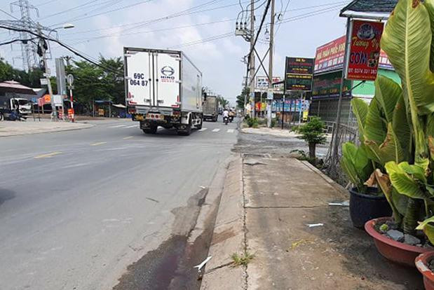 Hiện trường vụ việc.