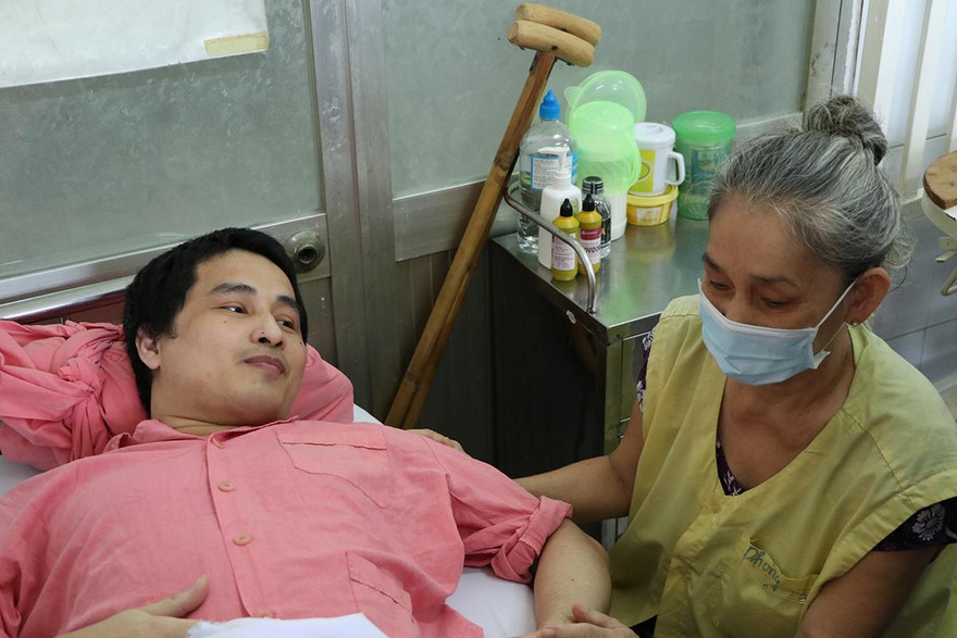 Anh Nghiêm chuẩn bị được xuất viện sau 11 năm coi bệnh viện là nhà.