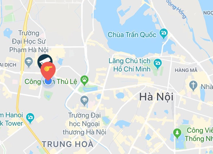 Hình ảnh báo chốt CSGT trên công cụ ứng dụng. Ảnh: Chụp màn hình