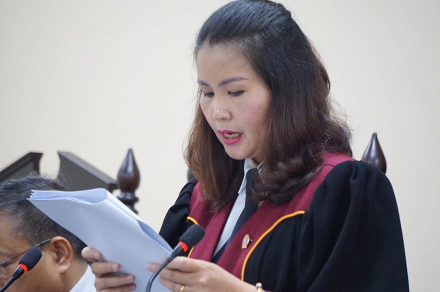 Chủ toạ phiên toà kiến nghị