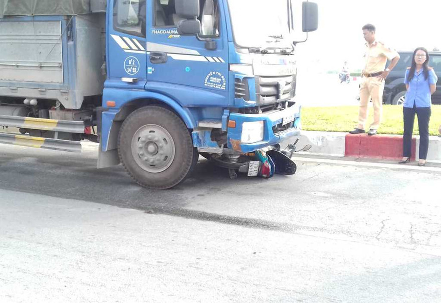 Hiện trường tai nạn.