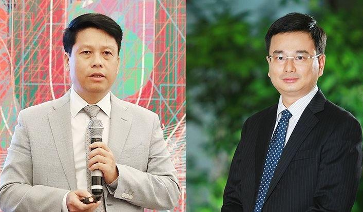 Ông Phạm Thanh Hà (bên phải) và ông Phạm Tiến Dũng (bên trái).