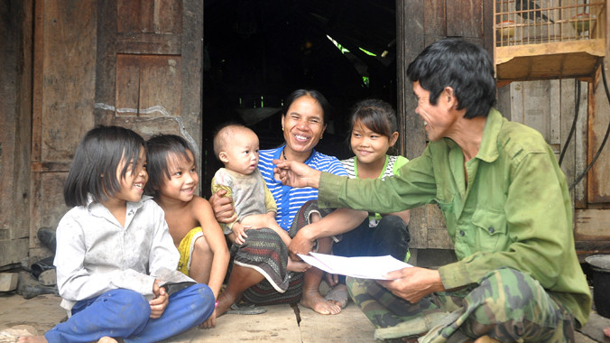 Gia đình Hồ Rứt ở A Dơi Đớ.