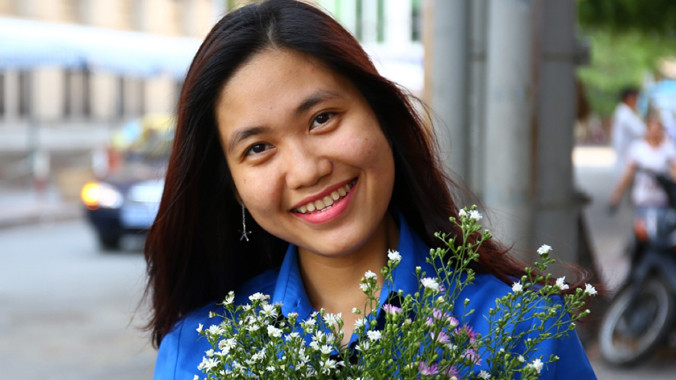 Nữ thủ lĩnh trẻ Huỳnh Thúy Phương.
