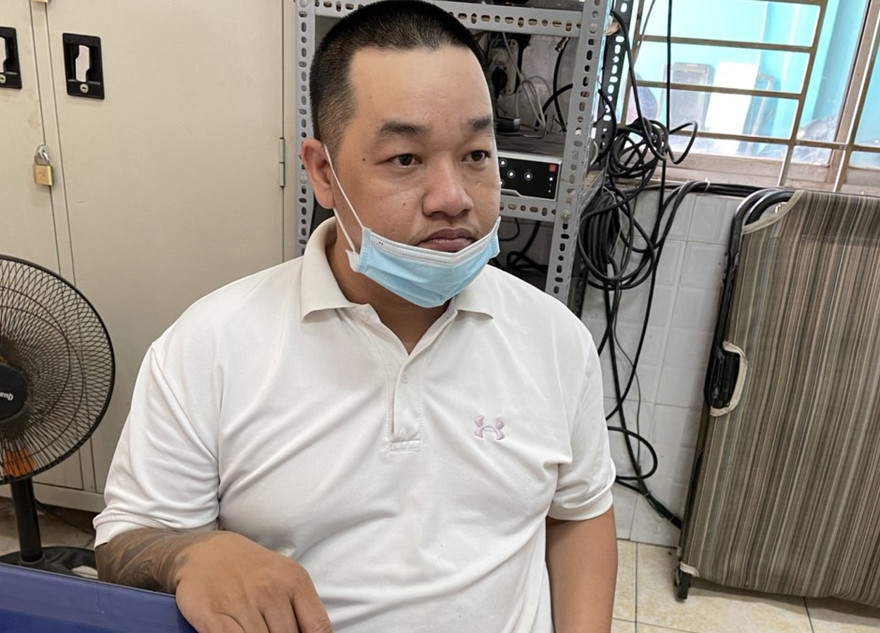 Hà Đình Khương tại Công an.