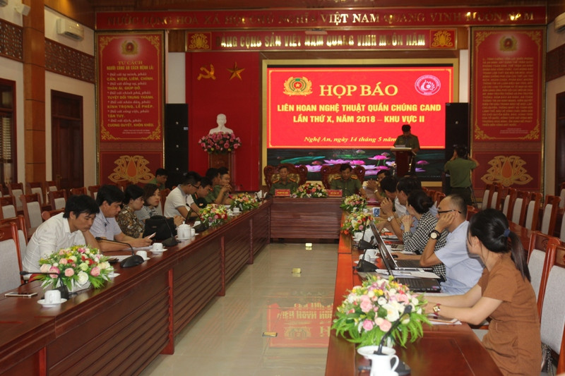 Họp báo Liên hoan nghệ thuật quần chúng Công an nhân dân lần thứ X