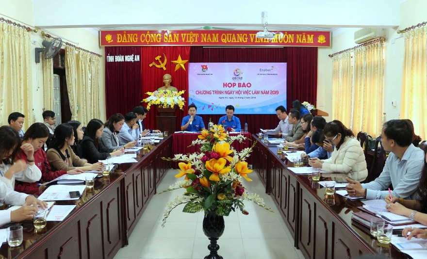 Tỉnh đoàn Nghệ An tổ chức 'Ngày hội việc làm năm 2019'