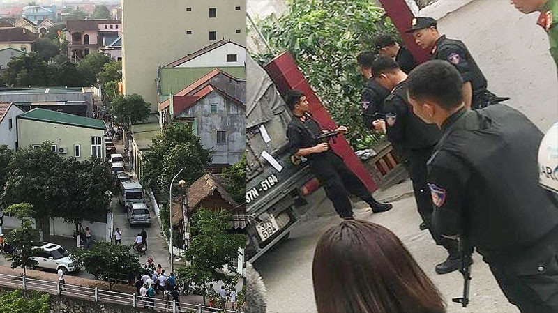 Cận cảnh cả trăm chiến sĩ công an mang súng khám xét, thu giữ 6 tạ ma túy