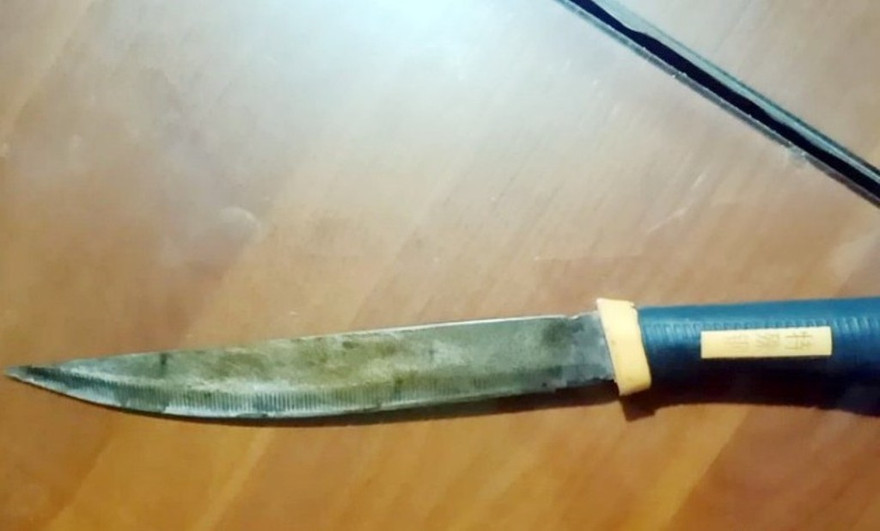 Hung khí vụ án. Ảnh Đức Vũ.