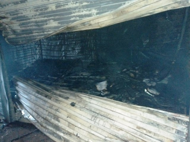 Chợ quê bị 'bà hỏa' thiêu rụi cuối năm