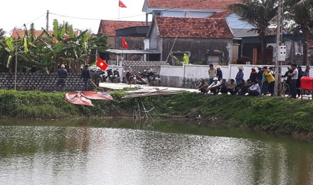 Hiện trường vụ việc.