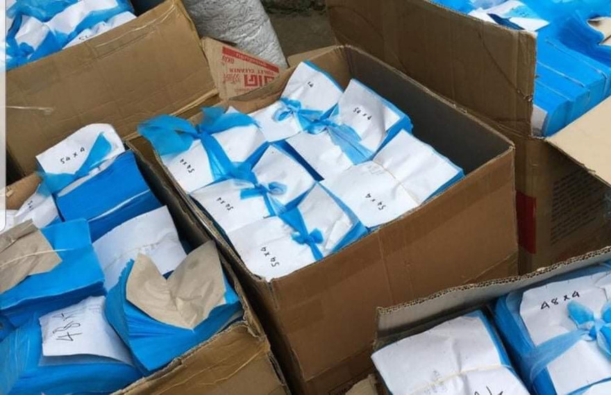 Chặn cơ sở chuẩn bị bán 30.000 khẩu trang y tế giả ra thị trường