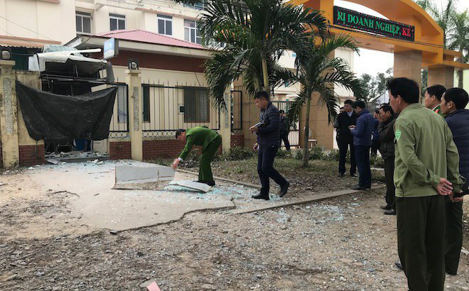 Hiện trường vụ việc.