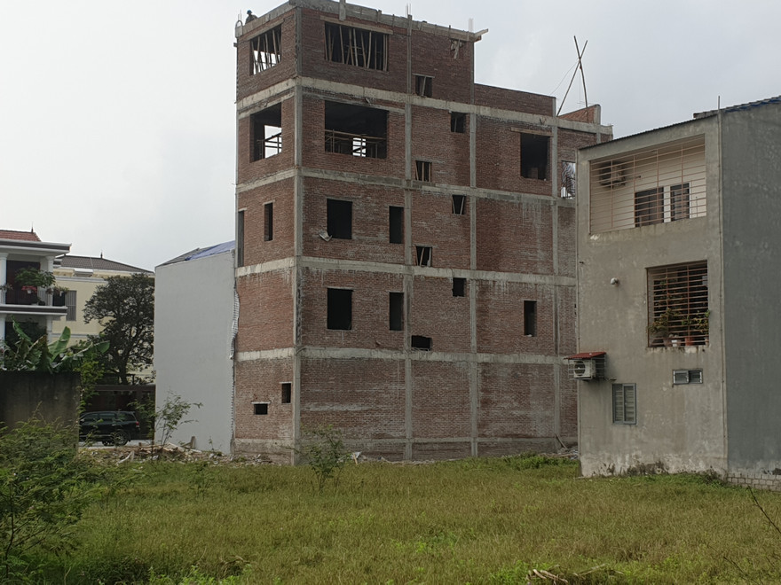 Ngôi nhà trên lô đất B1-32 xây dựng sai thiết kế được thẩm định.