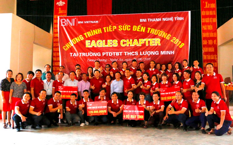 Tiếp sức tới trường sẽ là một trong những hoạt động thường niên của BNI Eagles Chapter.
