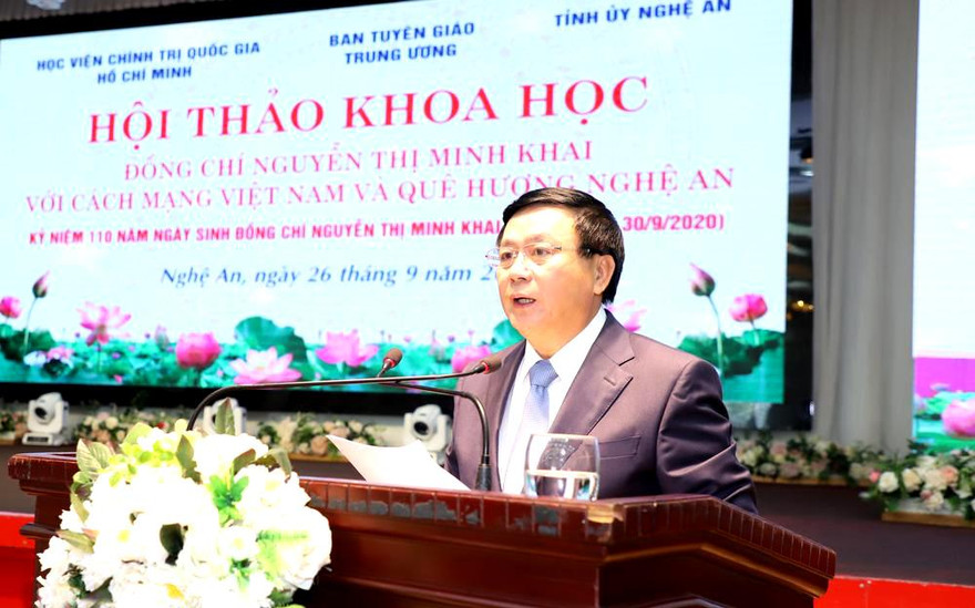 Đồng chí Nguyễn Thị Minh Khai với cách mạng và quê hương Nghệ An