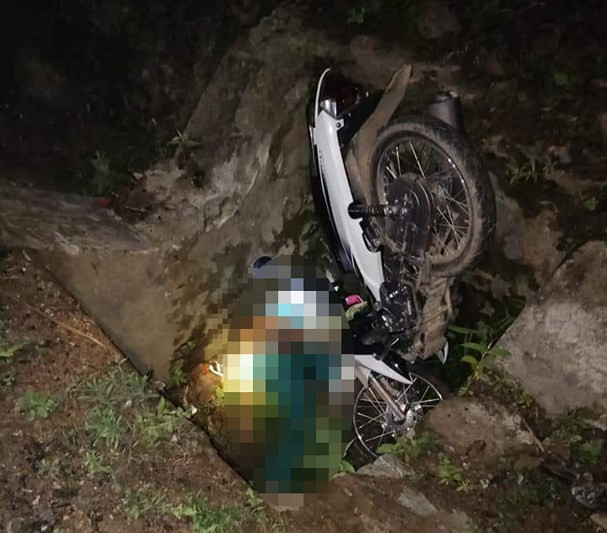 Bị tai nạn trong đêm, một phó chỉ huy quân sự xã tử vong