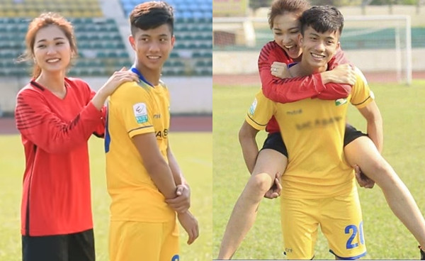 Phan Văn Đức và người yêu tin đồn Ngọc Nữ.