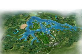 Mô hình Dự án Xây dựng khu du lịch quốc tế cao cấp Tản Viên.