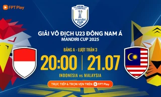 Nhận định U23 Indonesia vs U23 Malaysia, 20h00 ngày 21/7: Phá dớp