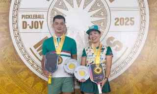 'Vua lưới' Quốc Khánh lên ngôi vô địch Pickleball D-Joy VietNam Master Cup 2025 