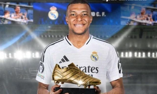 Mbappe nhận giải Chiếc giày Vàng châu Âu 