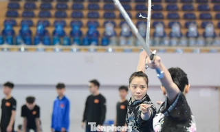 SEA Games 33: Chiêm ngưỡng thần thái đầy mê hoặc của các tuyển thủ wushu Việt Nam