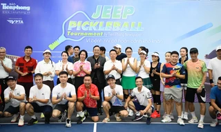 Không chỉ là sân chơi thể thao, Giải JEEP Pickleball Tournament còn là cầu nối của lòng nhân ái