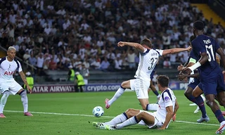 Trực tiếp Siêu cúp châu Âu, PSG vs Tottenham, 0-1 (H2): Hiệp hai bắt đầu