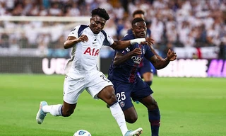 Trực tiếp Siêu cúp châu Âu, PSG vs Tottenham, 0-1 (H1): Van de Ven ghi bàn, Spurs vươn lên dẫn trước