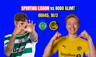 Nhận định Sporting Lisbon vs Bodo Glimt, 00h45 ngày 18/3: Nhiệm vụ bất khả thi