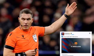 Barcelona kiện trọng tài lên UEFA sau trận thua Atletico tại Champions League