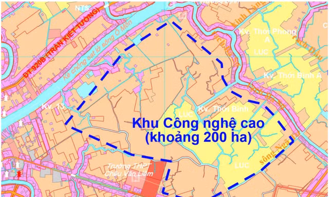 UBND Cần Thơ quyết định xây dựng khu công nghệ cao quy mô 200 ha với tổng vốn đầu tư hơn 5.051 tỷ đồng, thúc đẩy phát triển công nghệ và đổi mới sáng tạo.