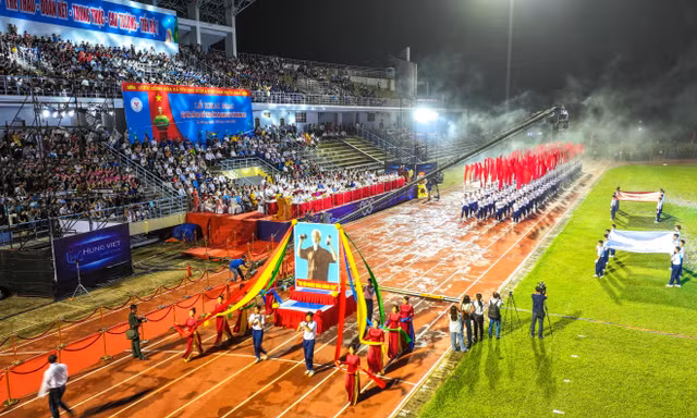 An Giang khai mạc Đại hội Thể dục thể thao quy mô lớn đầu tiên sau sáp nhập