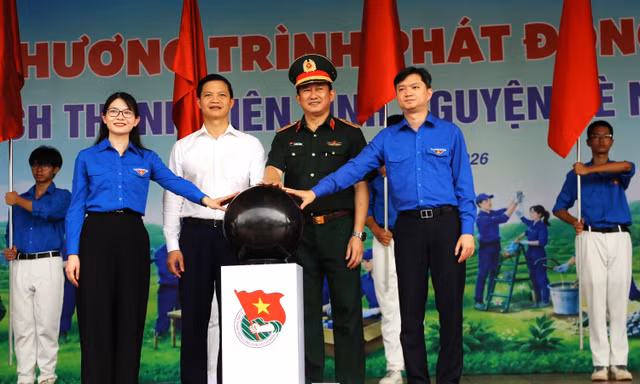 Thái Nguyên phát động Chiến dịch Thanh niên tình nguyện hè năm 2026