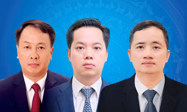 Chân dung Trưởng Ban Nội chính, Trưởng Ban Tổ chức và Chủ nhiệm Ủy ban Kiểm tra Thành ủy Hà Nội