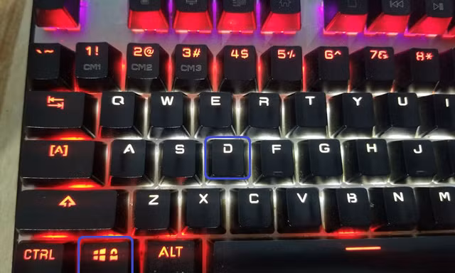Hướng dẫn sử dụng phím tắt với Windows key