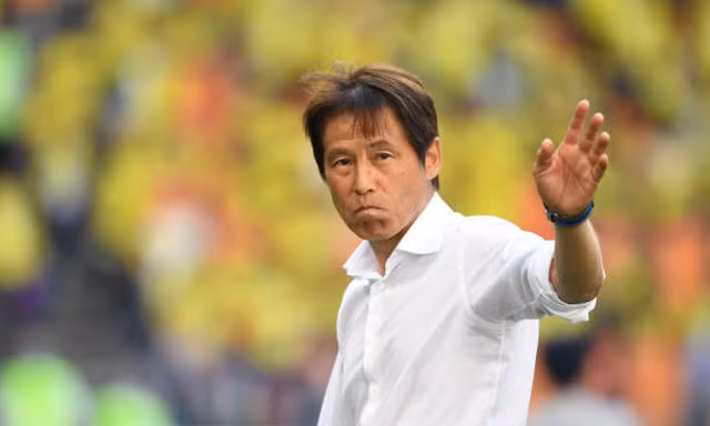 HLV Akira Nishino đã khen ngợi tinh thần thi đấu của các học trò khi cầm hòa Senegal với tỷ số 2-2.
