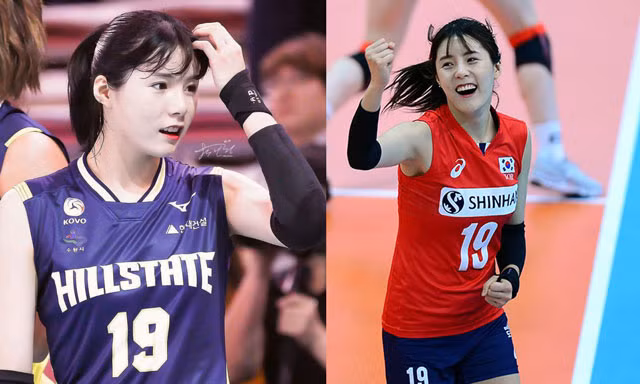 Nhan sắc của VĐV Lee Da Yeong khiến nhiều CĐV phải mê mẩn.