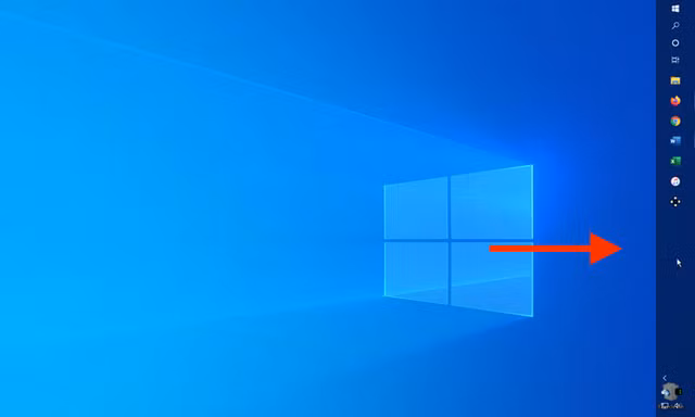 Hướng dẫn chuyển vị trí thanh taskbar trên Windows 10