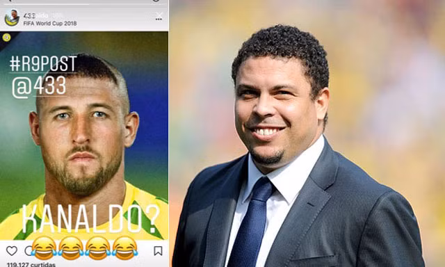 Ro ‘béo’ vinh danh tiền đạo Anh bằng bức ảnh ‘cực độc’