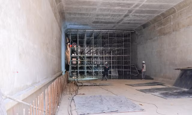 Dự án hầm chui 700 tỷ đồng ở Hà Nội đã đục thông hầm chính
