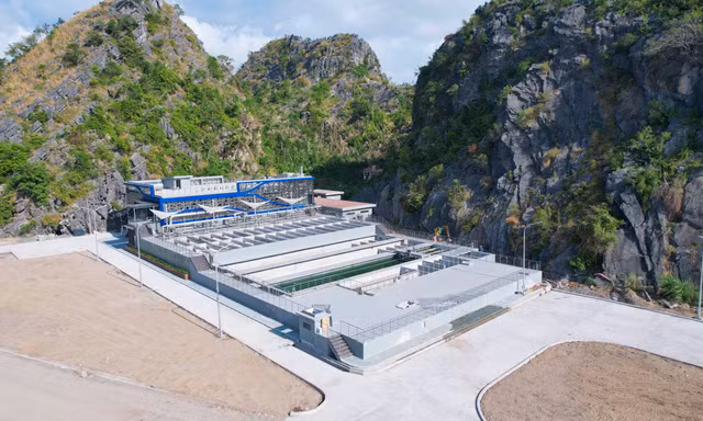 Khánh thành nhà máy xử lý nước thải với công nghệ xanh ở đảo Cát Bà 