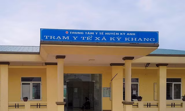 Trạm y tế xã Kỳ Khang, huyện Kỳ Anh (Hà Tĩnh), nơi xảy ra vụ việc