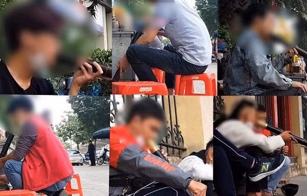 Trăm F0 ngoài cộng đồng, ‘anh em’ ở Hà Nội ung dung rít chung điếu cày