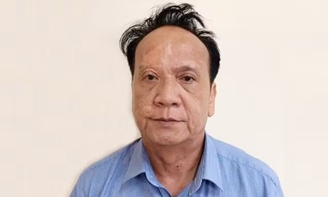 Bị can Lê Văn Trang, nguyên Cục trưởng Cục thuế Bình Dương